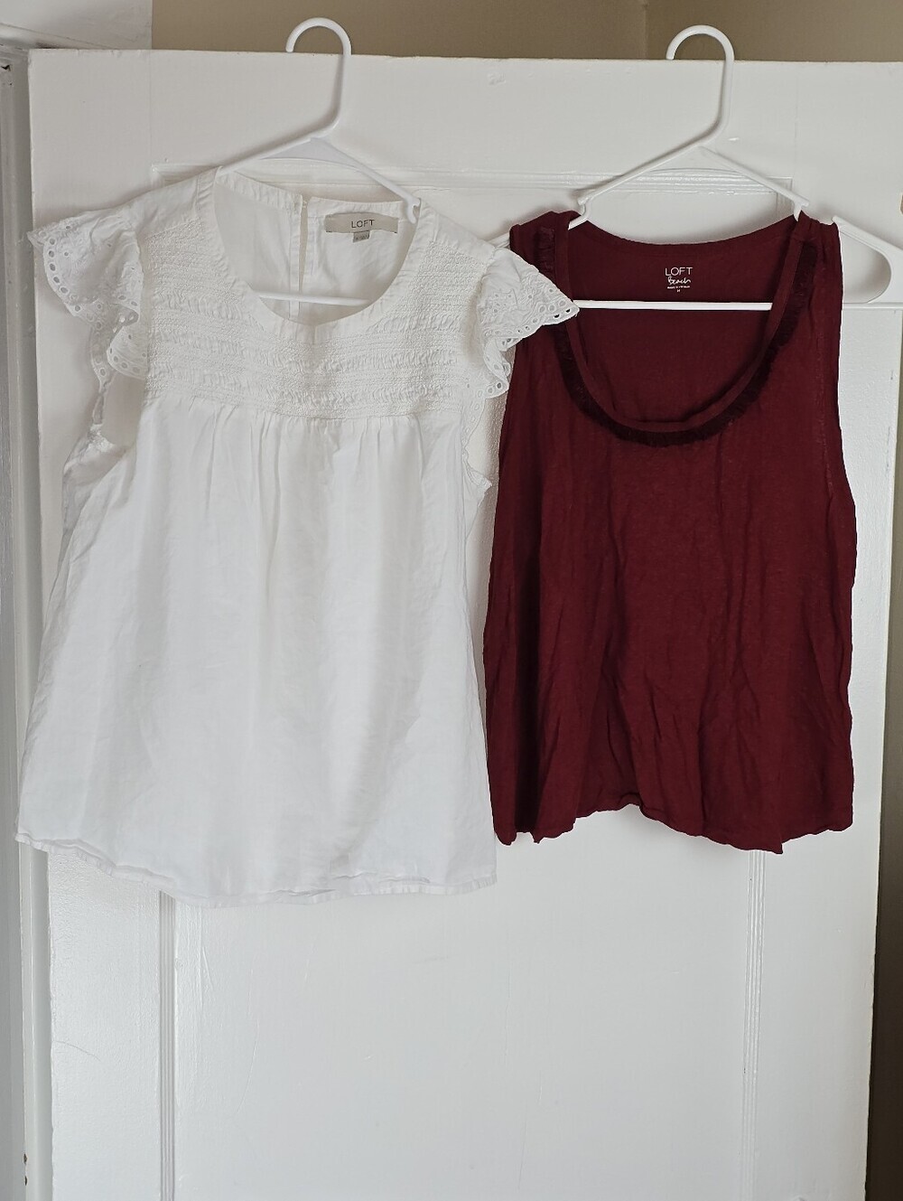 LOFT Set of Two Tops M
